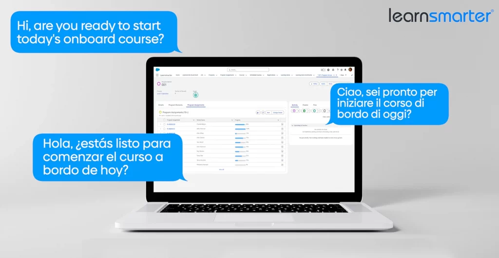 Learnsmarter can now deliver content in multiple languages